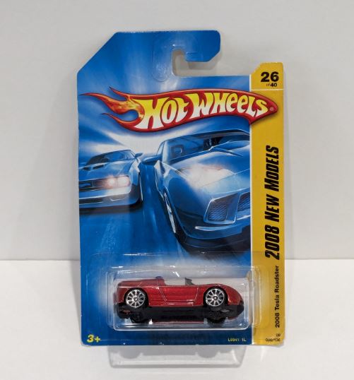 2008 Hot Wheels New Models Tesla Roadster