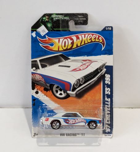 2011 Hot Wheels HW Racing 67 Chevelle SS 396