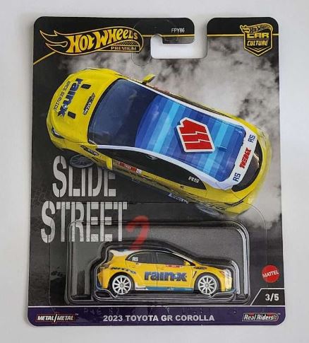 2024 Hot Wheels Slide Street 2 2023 Toyota GR Corolla