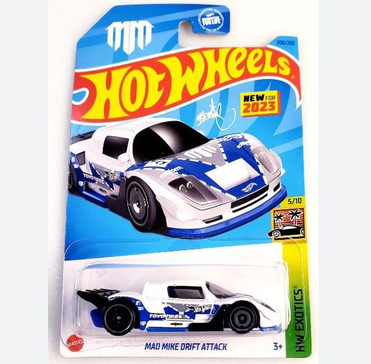 2023 Hot Wheels HW Exotics Mad Mike Drift Attack