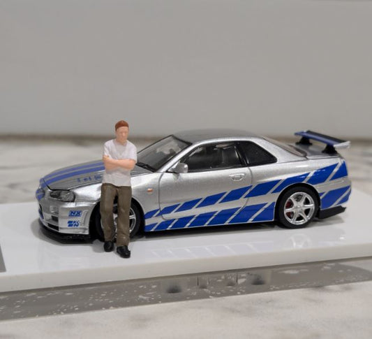 Time Micro/Cool Art Fast & Furious Nissan Skyline GTR R34