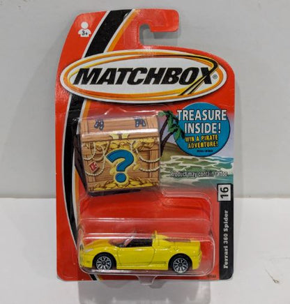 2006 Matchbox Treasure Inside Series Ferrari 360 Spider