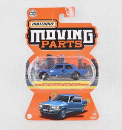 2022 Matchbox Moving Parts 1980 Mercedes Benz 450 SEL