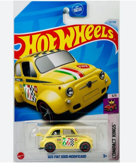 2024 Hot Wheels Compact Kings 60s Fiat 500D Modificado