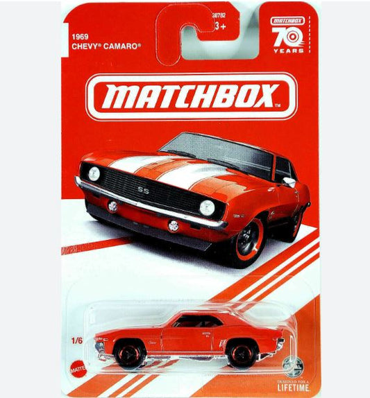 2023 Matchbox Red Edition 1969 Chevy Camaro