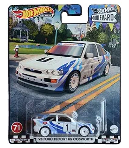 2022 Hot Wheels Boulevard 71 93 Ford Escort RS Cosworth