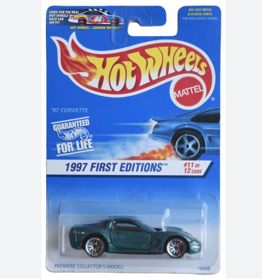 1997 Hot Wheels First Editions 97 Corvette