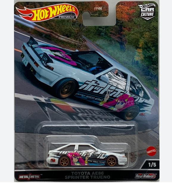 2022 Hot Wheels Mountain Drifters Toyota AE86 Sprinter Trueno