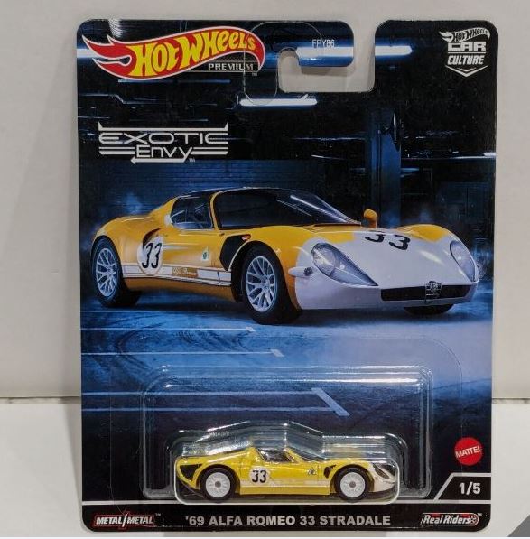 2022 Hot Wheels Exotic Envy 69 Alfa Romeo 33 Stradale