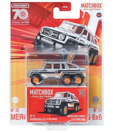 2023 Matchbox Collectors Anniversary Series Mercedes Benz G63 AMG 6X6