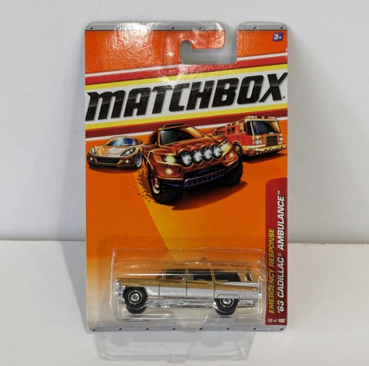 2010 Matchbox 63 Cadillac Ambulance