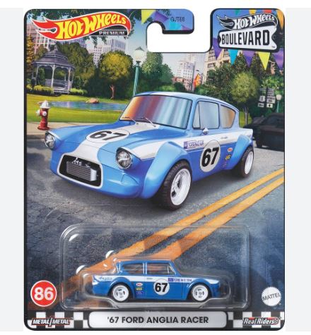 2023 Hot Wheels Boulevard 86 67 Ford Anglia Racer