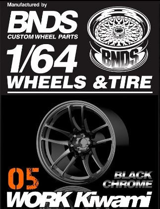 BNDS Work Kiwami 1/64 Wheels and Tires 10mm