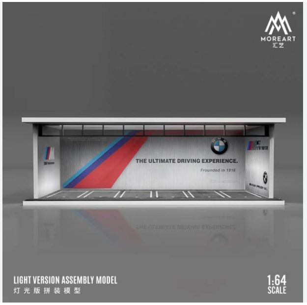 BMW Lighted Parking Garage Diorama