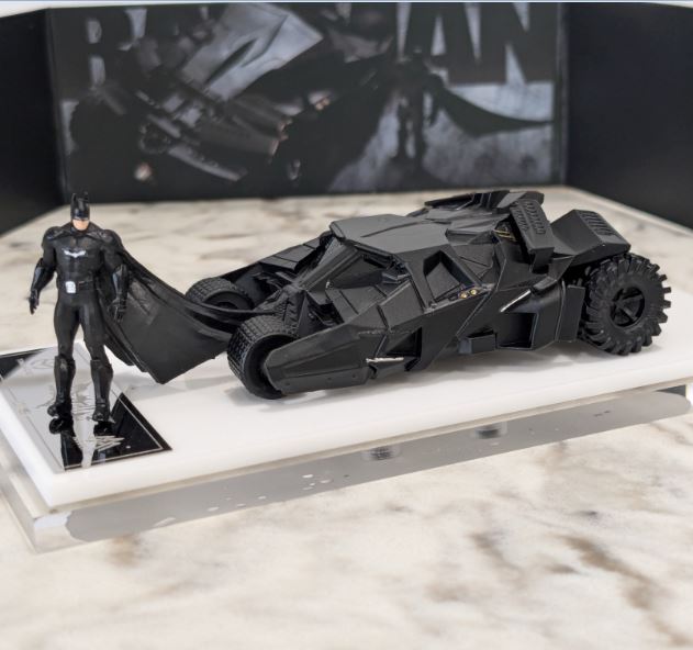 Time Micro The Dark Knight Rises Batmobile Tumbler w Batman Figure