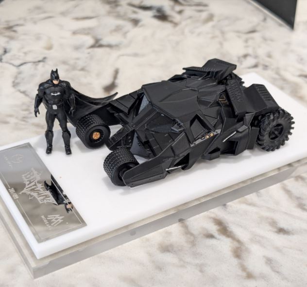 Time Micro The Dark Knight Rises Batmobile Tumbler w Batman Figure