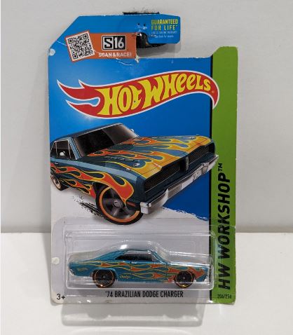 2014 Hot Wheels HW Workshop 74 Brazilian Dodge Charger