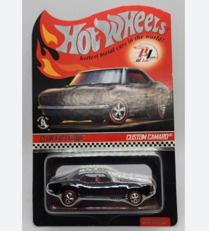 2019 Hot Wheels RLC Exclusive Custom Camaro Black W/Badge