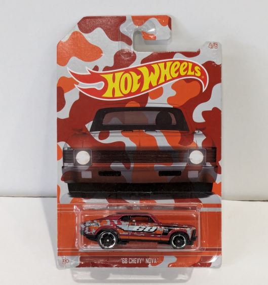 2016 Hot Wheels Camouflage Series 68 Chevy Nova