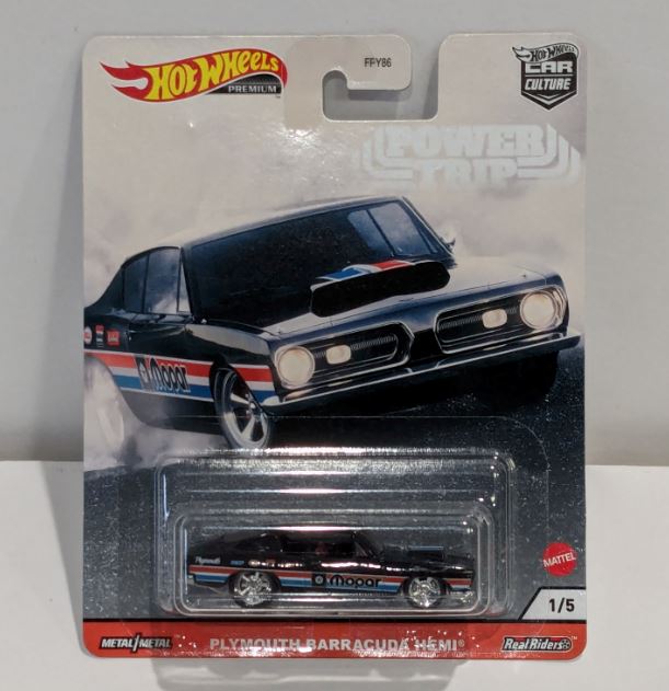 2021 Hot Wheels Power Trip Plymouth Barracuda Hemi