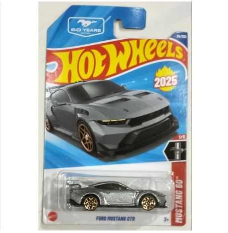 2025 Hot Wheels Mustang 60 Ford Mustang GTD