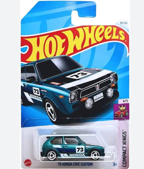 2024 Hot Wheels Compact Kings 73 Honda Civic Custom