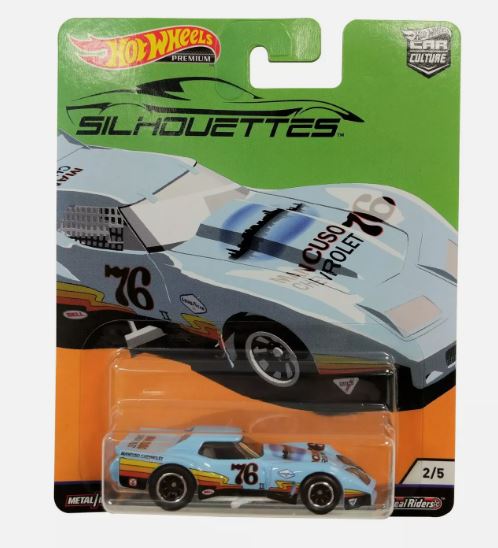 2019 Hot Wheels Silhouettes 76 Greenwood Corvette