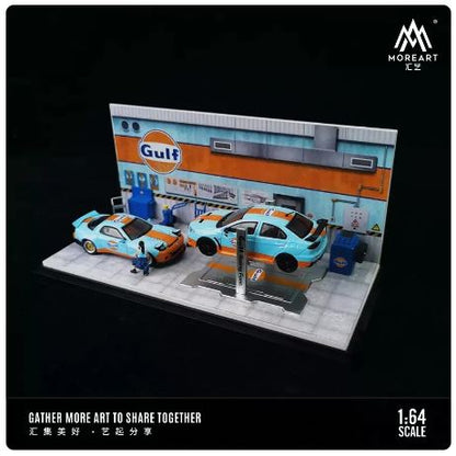 Gulf Oil Repair Shop Diorama