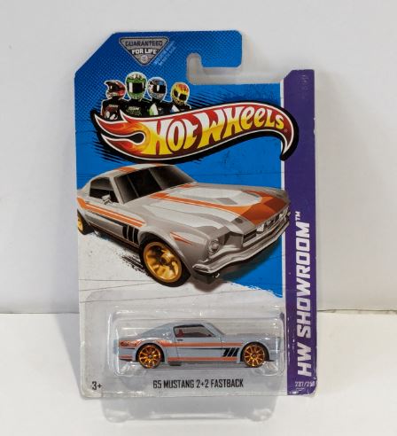 2013 Hot Wheels HW Showroom 65 Mustang 2+2 Fastback