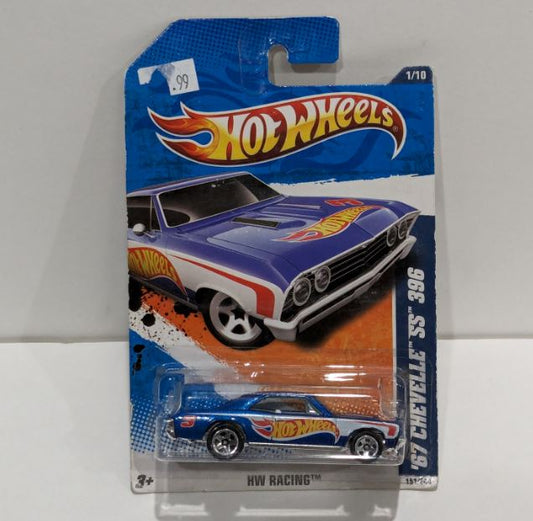 2011 Hot Wheels HW Racing 67 Chevelle SS 396