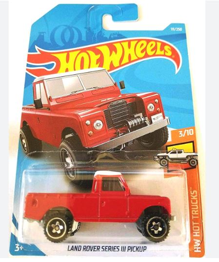 2019 Hot Wheels HW Hot Trucks Land Rover Series III Pickup