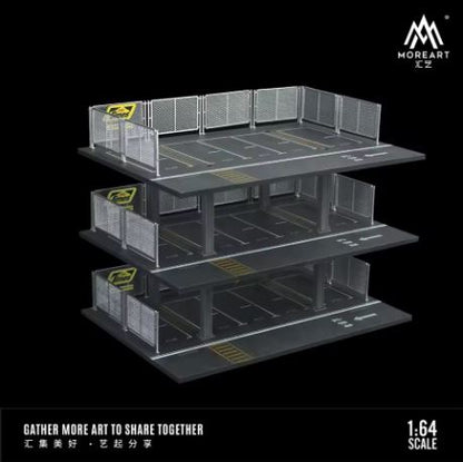 MoreArt 1:64 Scale 3 Story Downtown Style Parking Garage