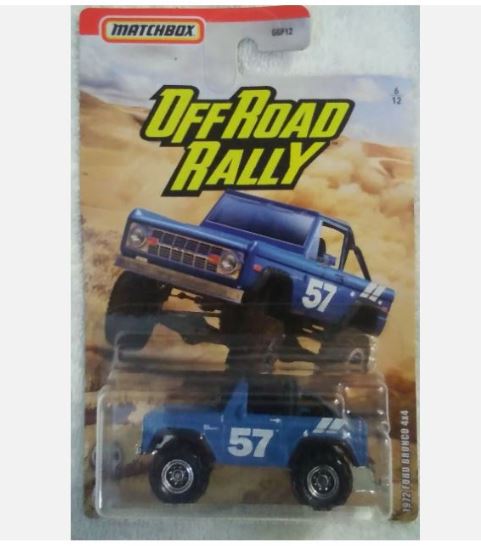 2021 Matchbox Off Road Rally 1972 Ford Bronco 4X4