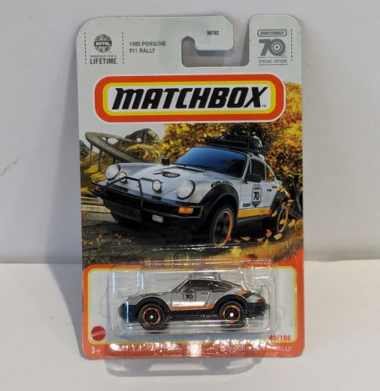 2023 Matchbox 70th Anniversary Edition 1985 Porsche 911 Rally