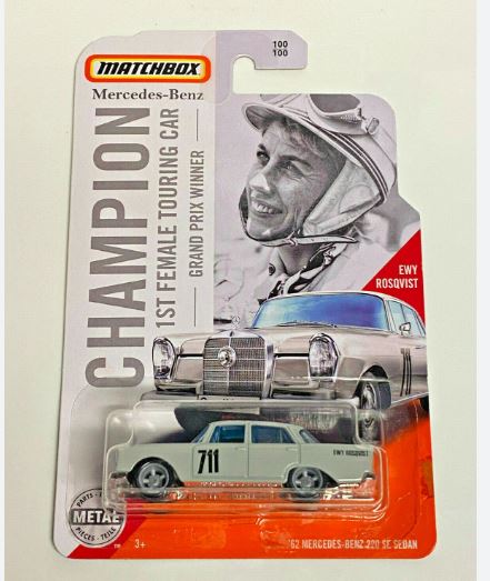 2021 Matchbox Mercedes Benz 1st Female Touring Car Grand Prix 220 SE