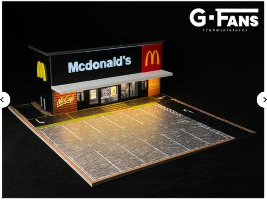 G-Fans Lighted McDonald's Diorama