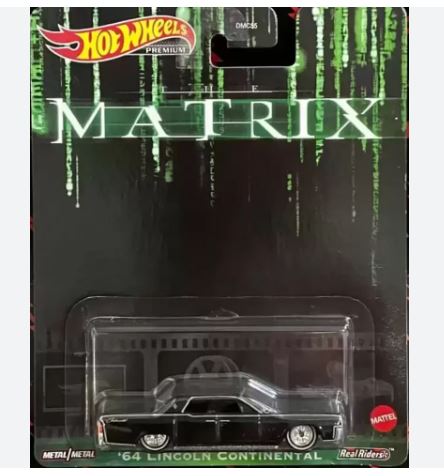 2023 Hot Wheels Retro Entertainment 64 Lincoln Continental Matrix Movie Edition