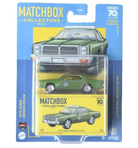 2023 Matchbox Collectors 1978 Dodge Monaco Police