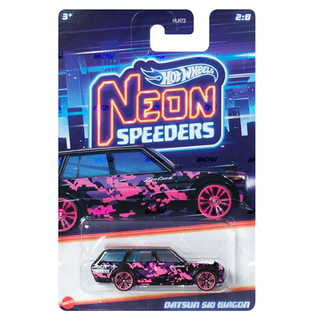 2024 Hot Wheels Neon Speeders Datsun 510 Wagon