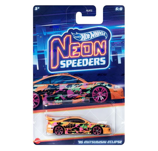 2024 Hot Wheels Neon Speeders 95 Mitsubishi Eclipse