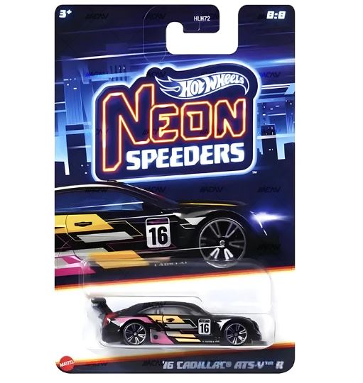 2024 Hot Wheels Neon Speeders Mix 2 16 Cadillac ATS-V R