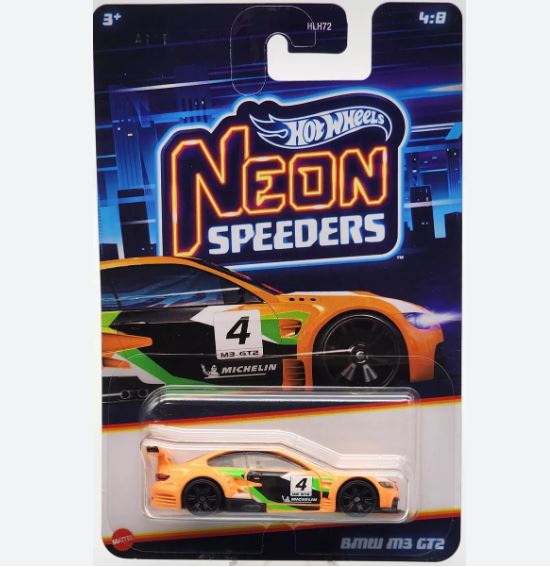 2024 Hot Wheels Neon Speeders Mix 2 BMW M3 GT2