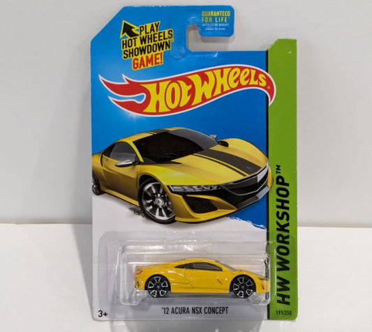 2014 Hot Wheels HW Workshop 12 Acura NSX Concept