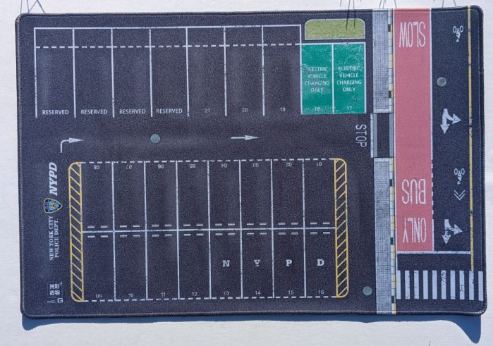 1/64 Scale NYPD Parking Mat Large