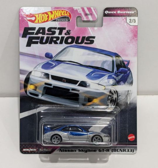 2021 Hot Wheels Fast & Furious Nissan Skyline GT-R (BCNR33)