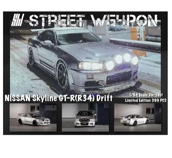 Street Warrior Nissan Skyline GTR R34 Drift