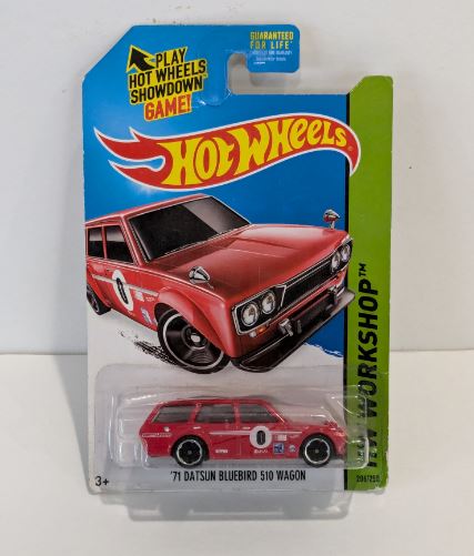 2014 Hot Wheels HW Workshop 71 Datsun Bluebird 510 Wagon