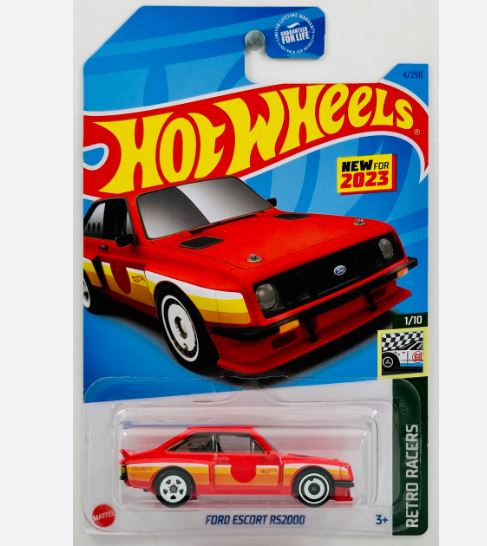 2023 Hot Wheels Retro Racers Ford Escort RS2000