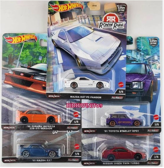 2022 Hot Wheels Ronin Run - Set of 5