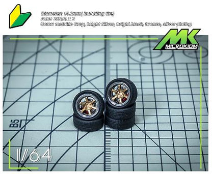 Microkiom Type S 6 Spoke Wheels